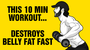 dumbbell belly fat destroyer workout