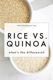 quinoa vs rice what s the difference