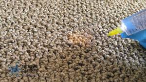 how to get bleach stains from carpet