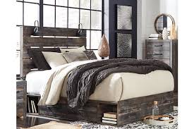 Interesting decorating ideas for platform bed ashley furniture. Drystan Queen Panel Bed With 4 Storage Drawers Ashley Furniture Homestore