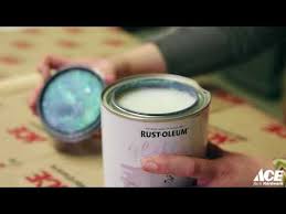 Rust Oleum Glitter Paint Demo