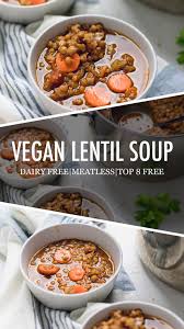 vegan lentil soup make it dairy free