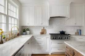 White Kitchen Tiles With Gray Grout