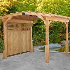 Amish Crafted Wood Pergola Kits For