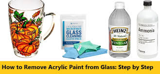 How To Remove Acrylic Paint From Glass