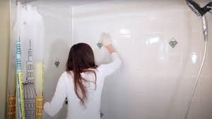 how to clean a bathtub shower easy