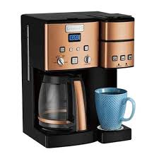 The hamilton beach 49980a is a solid choice for a dual coffee maker. Best Buy Cuisinart Coffee Center 12 Cup K Cup Pod Coffee Maker Copper Classic Ss 15cp