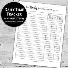 Daily Time Management Tracker