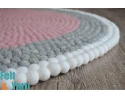 handcrafted wool felt ball rugs by felt