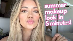 my easy summer makeup routine in 5