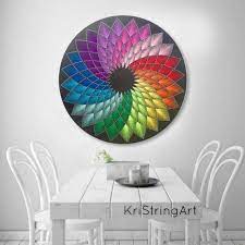 Buy String Art Rainbow Mandala Wall