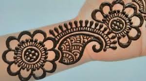 flower henna design for beginners