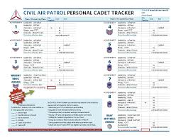 Personal Cadet Tracker Stripes To Diamonds Civil Air