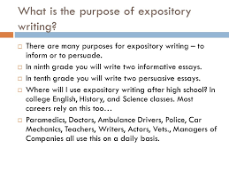 Writing Structure for Expository Essays