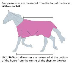 horse size guides shires equestrian inc
