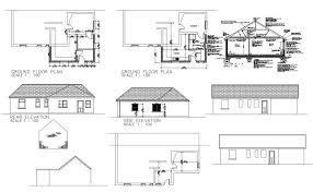 Autocad Floor Plans House Elevation