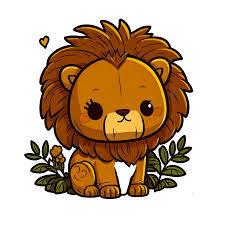 cute lion cartoon ilration 22506735 png