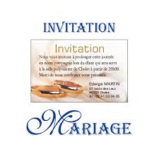 invitation mariage technigraph