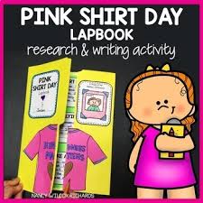 These father's day crafts for kids would be great ideas for your kids to make for their dad on father's day! Pink Shirt Day Activities Worksheets Teachers Pay Teachers