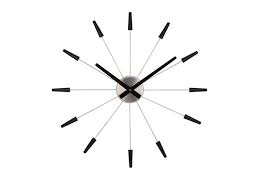 Large Black Plug Inn Wall Clock The