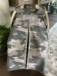 Baby Car Seat Cover Military Army Camo