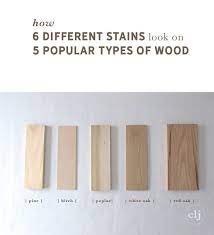 Maybe you would like to learn more about one of these? How 6 Different Stains Look On 5 Popular Types Of Wood Chris Loves Julia