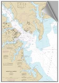 Bluewater Books Charts Decorative Nautical Chart Marthas