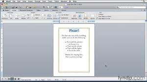 word tutorial how to create page