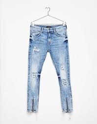 Super Skinny Jeans With Zips In 2019 Denim Jeans Men