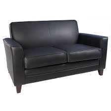 howden 2 seater sofa in black faux