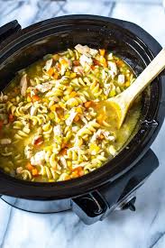 crockpot en noodle soup so easy