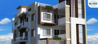 3 floor residential house plans in