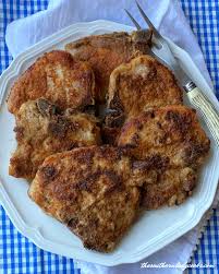 fried pork chops and gravy the