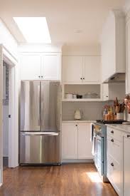 I'm not thrilled with the fact that the individual sections aren't symmetrical, but i'll get over it. Kitchen Cabinet Soffit Space Ideas Apartment Therapy