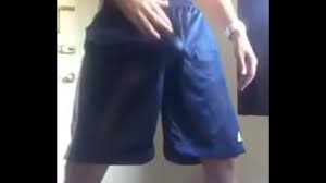 Cumming through shorts