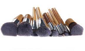bamboo makeup brush set 11 pc