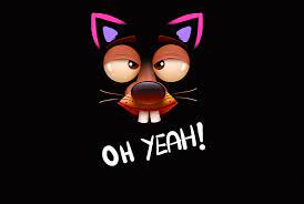 oh yeah emoji black dp fb funny cat