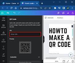 how to make a qr code in canva