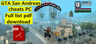 All cheats for grand theft auto iv also work with gta iv: Gta San Andreas Cheats Pc Full List Pdf Download