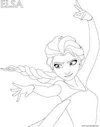 Inside the app, you will find hundreds of colorful drawings, beautiful pictures, and pixel. Elsa In Position For Magic Coloring Pages Printable