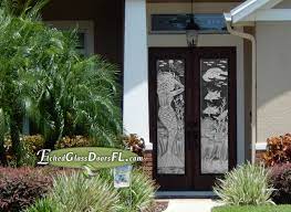 Coastal Homes Etched Glass Doors