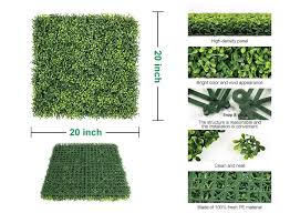 Outdoor Fake Grass Hedge Vertical