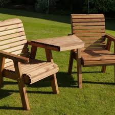 Garden Love Seat Wooden British