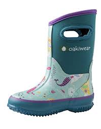 Childrens Neoprene Rain Snow Boots Mermaids 8 Buy Online