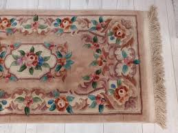 vine chinese rug in wool 1980s for
