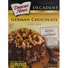 Cocoa powder supplies all our chocolate flavor, which is enhanced with a little espresso powder. Duncan Hines Signature German Chocolate Cake Mix 15 25 Oz Instacart