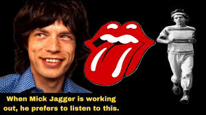 when mick jagger is working out he