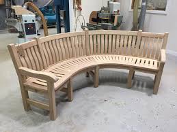 Curved Garden Bench Heading For London