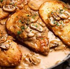 Chicken Marsala gambar png