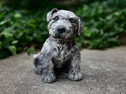 Cute Dog Garden Statue Stone Dog